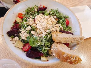 Tofu salad. 두부 샐러드  at Plant Cafe & Kitchen - Itaewon in Seoul
