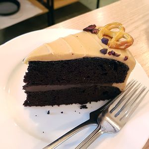 Chocolate peanut butter cake at Plant Cafe & Kitchen - Itaewon in Seoul