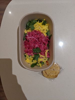 Creamy lentil salad at Plant Cafe & Kitchen - Itaewon in Seoul