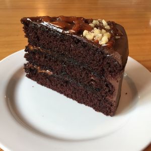 GF hazelnut cake - not sure if it was really 100% gf, stomach upset the next day :( at Plant Cafe & Kitchen - Itaewon in Seoul