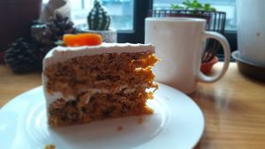 Carrot cake at Plant Cafe & Kitchen - Itaewon in Seoul