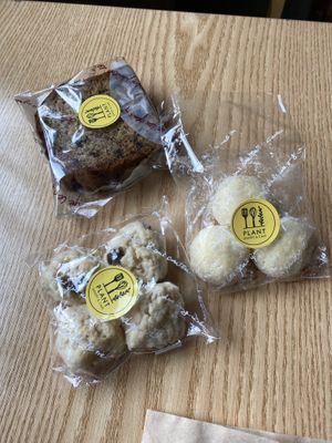 Cookies and banana bread at Plant Cafe & Kitchen - Itaewon in Seoul