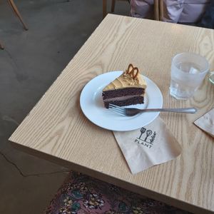 Peanut butter chocolate cake at Plant Cafe & Kitchen - Itaewon in Seoul