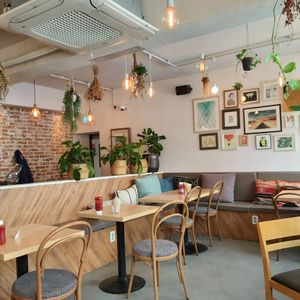 The pretty cafe at Plant Cafe & Kitchen - Itaewon in Seoul