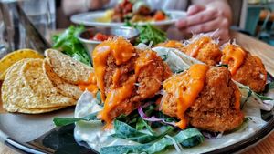 This was the tuesday taco. But they will do it every tuesday for now. at Plant Cafe & Kitchen - Itaewon in Seoul