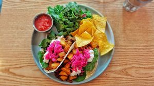Supreme Taco at Taco Tuesday at Plant Cafe & Kitchen - Itaewon in Seoul
