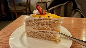 Coconut and Passion Fruit Cake at Plant Cafe & Kitchen - Itaewon in Seoul