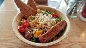 Roasted Veggie Salad at Plant Cafe & Kitchen - Itaewon in Seoul