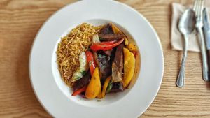 Fajita Bowl Special at Plant Cafe & Kitchen - Itaewon in Seoul