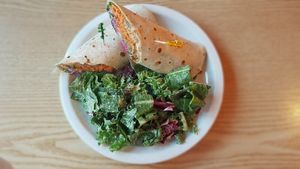 Tempeh Rainbow Wrap at Plant Cafe & Kitchen - Itaewon in Seoul