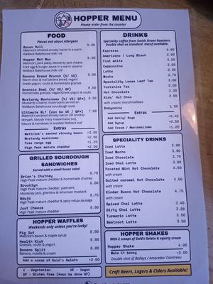  at Grasshopper Cafe in Hope