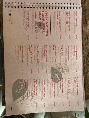 Menu 3/10  at The Sloth in Canggu