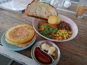 The big breakfast at The Sloth in Canggu