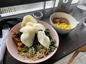 Gado Gado Bowl + edamame & tomatoess  at The Sloth in Canggu