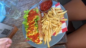 Hotdog   at The Sloth in Canggu