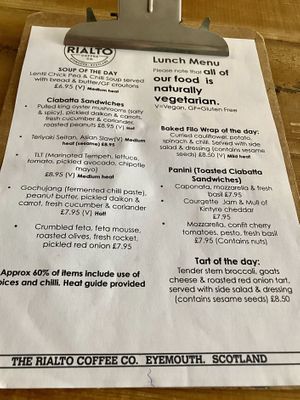   at Rialto in Eyemouth