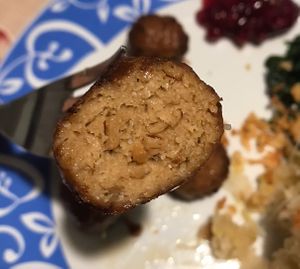 Ikea plant based meatball at IKEA in Padua