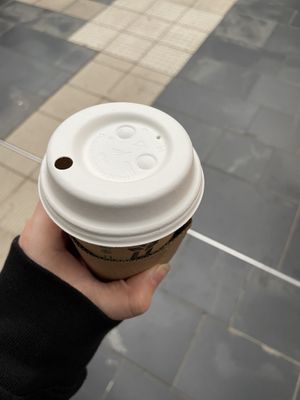 My small chocolate coffee   at Haferkater - Hbf Frankfurt am Main in Frankfurt