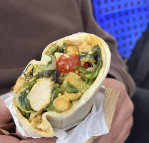 "Chicken"-Wrap at Haferkater - Hbf Frankfurt am Main in Frankfurt