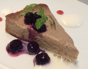 yummy cheese-cake at Hanada Rosso in Tokyo