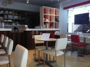 interior at Hanada Rosso in Tokyo