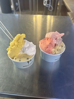   at Messer gelato in Florence