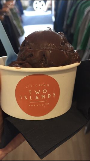   at Two Islands Ice Cream in Abersoch