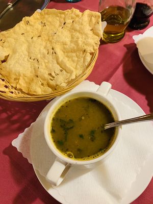 Dal Soup (Linsensuppe) at Krishna in Goerlitz