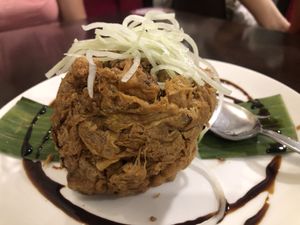 Tahu telur at Warung Ijo in Central Singapore
