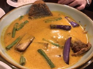 Gulai fish at Warung Ijo in Central Singapore