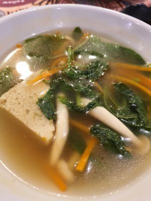 Vege soup ~ 21/2/21 at Warung Ijo in Central Singapore