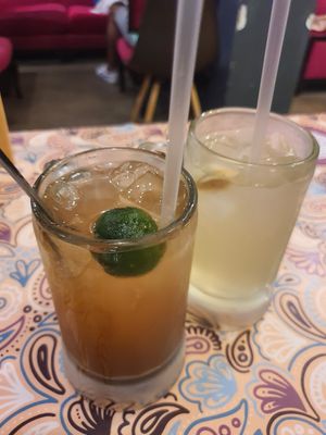 Sour plum and lemon grass drink ~ 21/2/21 at Warung Ijo in Central Singapore
