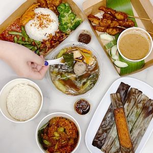 Order in vegan indo foodie situation  at Warung Ijo in Central Singapore
