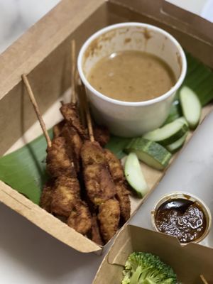 Satay at Warung Ijo in Central Singapore