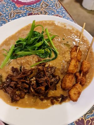 Satay  Bee Hoon  ~ 30/12/21 at Warung Ijo in Central Singapore
