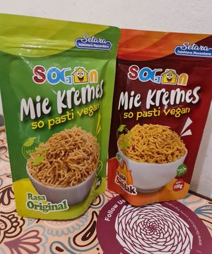 Vegan snacks ~ 30/12/21 at Warung Ijo in Central Singapore