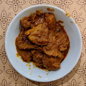 Rendang Lion Mane’s Mushroom at Warung Ijo in Central Singapore
