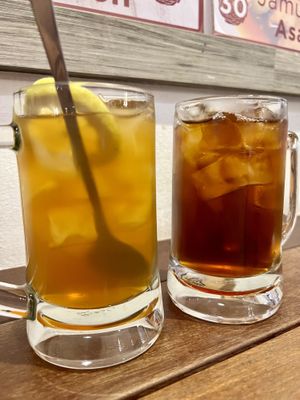 Iced drinks   at Warung Ijo in Central Singapore