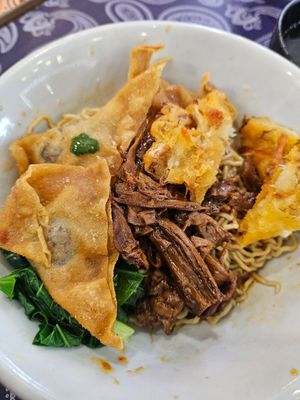 Bakmi Ayam ~ 6/1/24 at Warung Ijo in Central Singapore