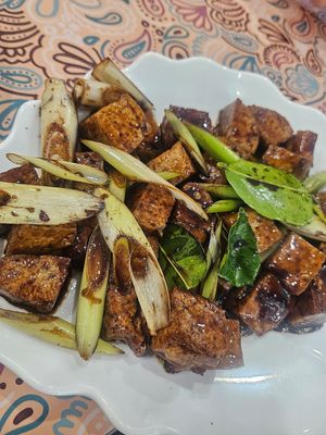 Lemongrass Tofu ~ 6/1/24 at Warung Ijo in Central Singapore