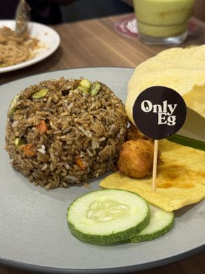 Petai fried rice   at Warung Ijo in Central Singapore