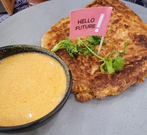 Mutarbak at Warung Ijo in Central Singapore