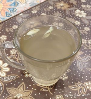 Hot Lemongrass drink (Home made) at Warung Ijo in Central Singapore