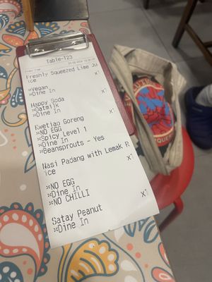   at Warung Ijo in Central Singapore