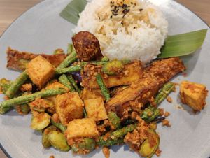 Nasi Sambal King at Warung Ijo in Central Singapore