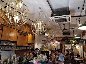 restaurant interior at Warung Ijo in Central Singapore