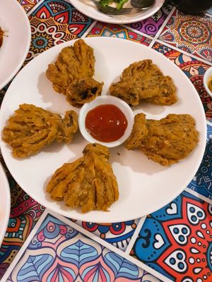 Fried mushroom at Warung Ijo in Central Singapore
