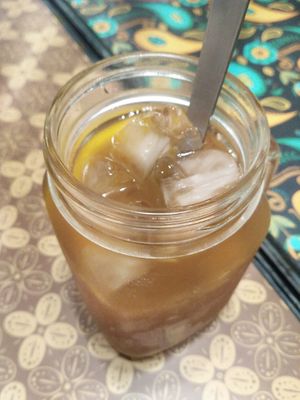Ice Tea at Warung Ijo in Central Singapore