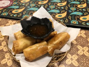 Spring rolls at Warung Ijo in Central Singapore