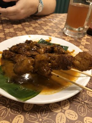 Satay at Warung Ijo in Central Singapore